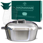Oval Dutch Oven with Lid - 10 Quart (15 Inch)