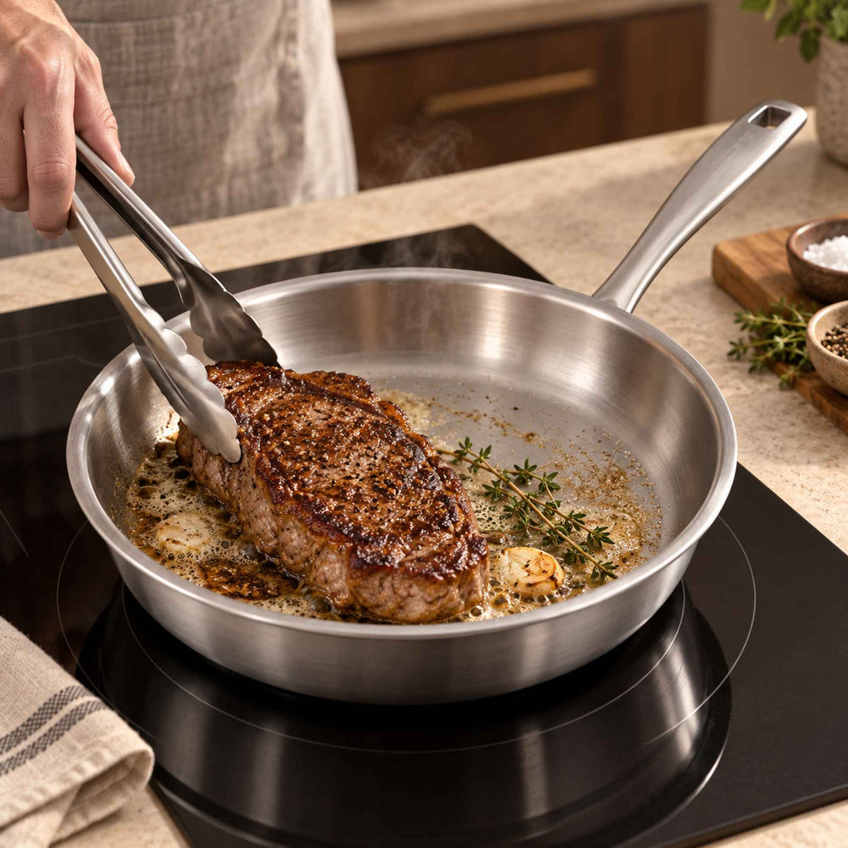 5-Ply Stainless Cookware Set, 14-Piece