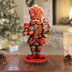Enchanting Clara and Nutcracker Prince Limited Edition Wooden Figurine by G. Debrekht - Centerpiece for Christmas Decor - 89316