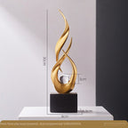 Modern Luxury Artistic Water-Rising Decorative Piece for Living Room Soft Decoration, TV Cabinet, Wine Cabinet, Office, and Entrance Hallway