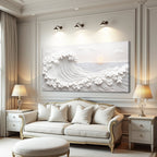 Ocean Waves Abstract Wall Art