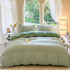 Cartoon Four-Piece Set Fresh Autumn and Winter Single Student Dormitory Bedding Sheet Three-Piece Set Single Quilt Cover