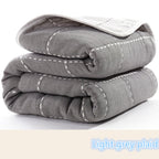 Baby Blankets Newborn Muslin Cotton 6 Layers Thick Swaddle Kids Receiving Blankets Children Cover Bedding