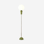 Modern Floor Lamp Metal Glass Standing Light for Living Room