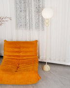 Modern Floor Lamp Metal Glass Standing Light for Living Room
