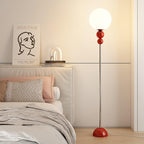 Modern Floor Lamp Metal Glass Standing Light for Living Room