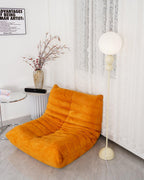 Modern Floor Lamp Metal Glass Standing Light for Living Room