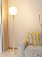Modern Floor Lamp Metal Glass Standing Light for Living Room