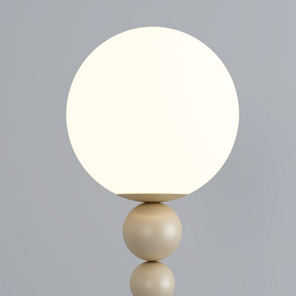 Modern Floor Lamp Metal Glass Standing Light for Living Room