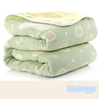 Baby Blankets Newborn Muslin Cotton 6 Layers Thick Swaddle Kids Receiving Blankets Children Cover Bedding
