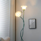 Calla Flower Floor Lamp Matte Green