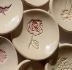 Birth Flower Ring Dish
