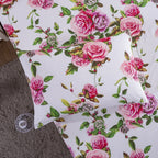 DaDa Bedding Romantic Roses Floral Bed in a Bag Set - Pink Cottage Bedding