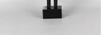 Modern Abstract Black Sculpture Statue for Contemporary Home Decor