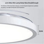 Modern Invisible LED Ceiling Fan with Light Large Air Volume 3 folding blades for Bedroom Dining room Electric fan AC220V