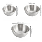 Stainless Steel Material Household with Scale Large Capacity Cooking Mixing Bowl