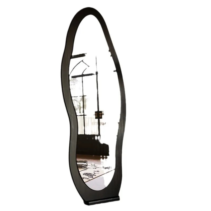 Full body mirror Internet celebrity special-shaped mirror home floor mirror bedroom wall-mounted dressing mirror fitting mirror
