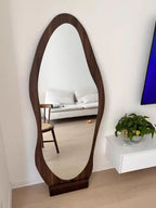 Full body mirror Internet celebrity special-shaped mirror home floor mirror bedroom wall-mounted dressing mirror fitting mirror
