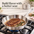 5-Ply Stainless Cookware Set, 14-Piece