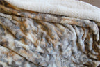 Tache Luxurious Russian Lynx Faux Fur Throw Blanket (DY12)