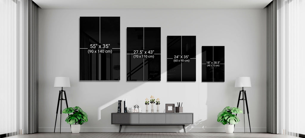 Color Block Giraffe Mirror Shades Glass Wall Art