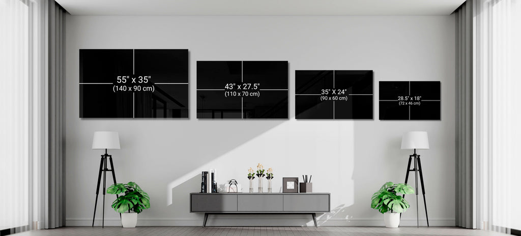 Color Block Giraffe Mirror Shades Glass Wall Art