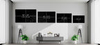 Color Block Giraffe Mirror Shades Glass Wall Art